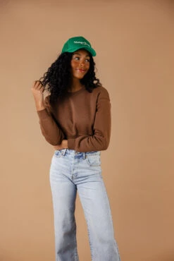 Spark To The Flame Cropped Pullover -Arla Fashion 028A2285