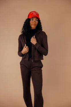 Elain Classic Waffle Jacket -Arla Fashion 028A2406