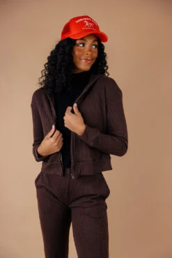 Elain Classic Waffle Jacket -Arla Fashion 028A2407