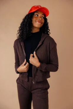 Elain Classic Waffle Jacket -Arla Fashion 028A2408