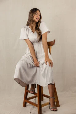 Jasmine Flutter Sleeve Maxi 27 Jasmine Flutter Sleeve Maxi -Arla Fashion 028A4217