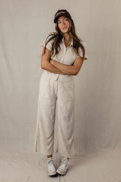 Kyla Striped Pants -Arla Fashion 028A4289