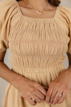 Stars And Butterflies Smocked Midi -Arla Fashion 028A4471