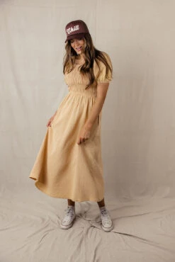 Stars And Butterflies Smocked Midi -Arla Fashion 028A4489