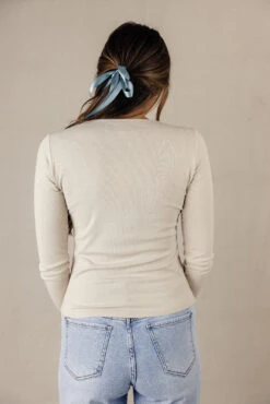 Alabaster Sky Square Neck Top -Arla Fashion 028A4574