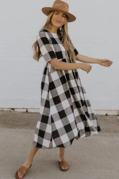Maddie Buffalo Plaid Dress 39 Maddie Buffalo Plaid Dress -Arla Fashion 4T1A2871