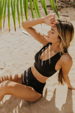 Ruched High Waist Bottom 12 Ruched High Waist Bottom -Arla Fashion 5G0A1214