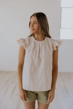 Break Free Flutter Sleeve Blouse -Arla Fashion 7W4A0019 7c561389 d466 48cb b0b2 99931f5a01c5