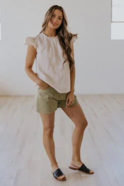 Break Free Flutter Sleeve Blouse -Arla Fashion 7W4A0028