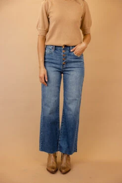 Ruby High Rise Wide Leg Jeans