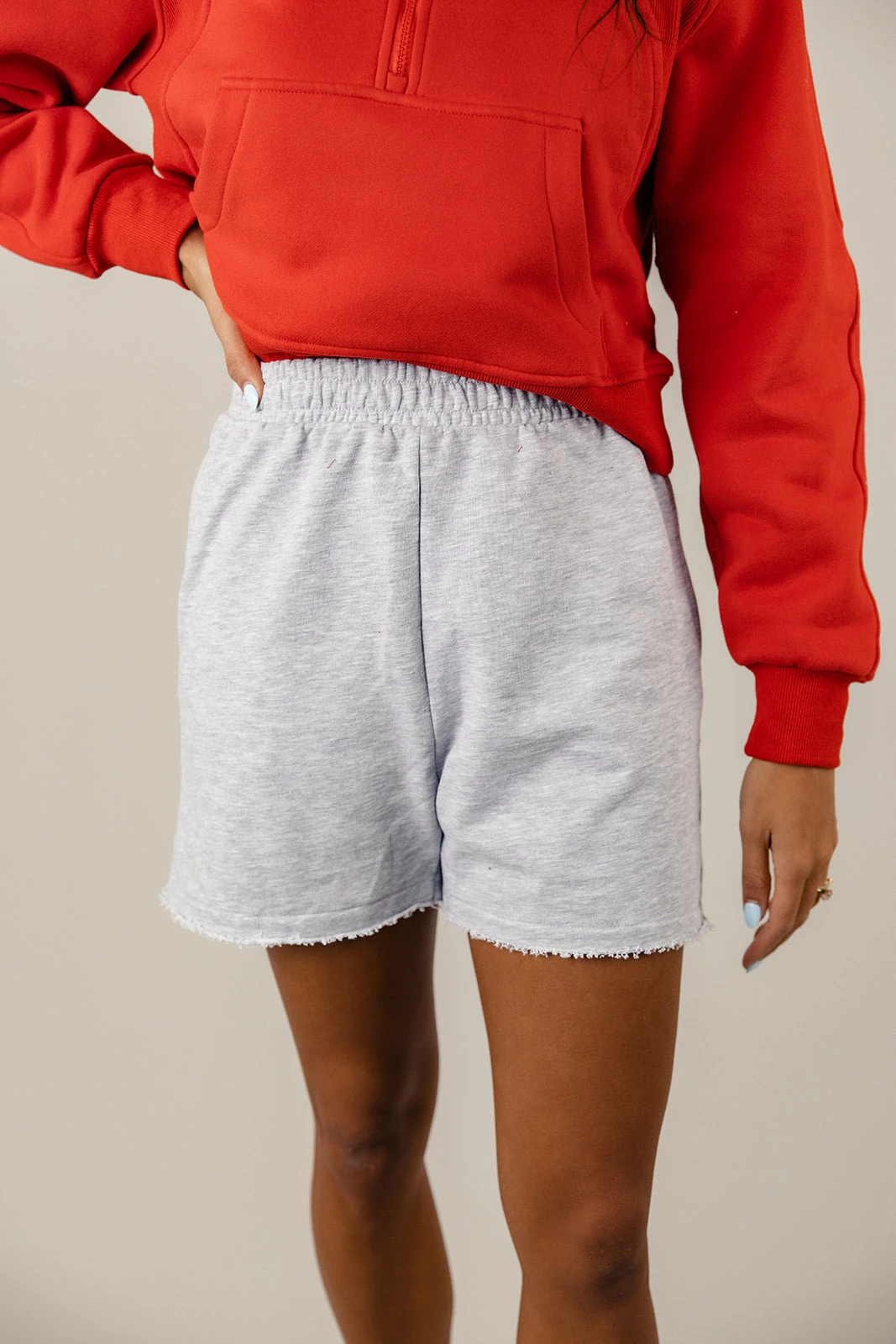 Jerika Raw Edge Shorts 2 Jerika Raw Edge Shorts