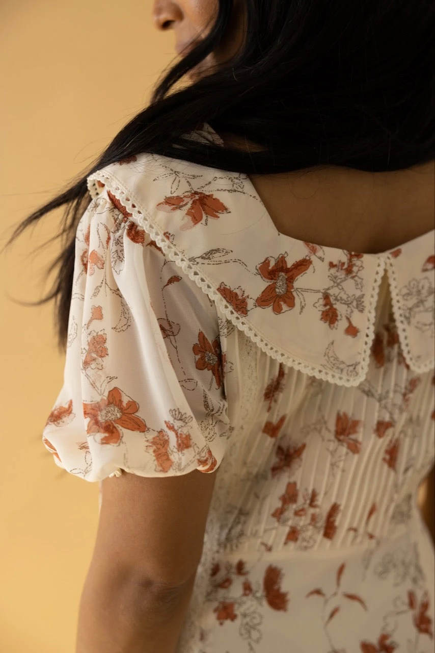 SALT Emmanuella Floral Collared Dress 8 SALT Emmanuella Floral Collared Dress - Image 6