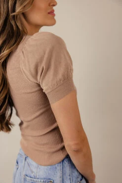 Maz Puff Sleeve Knit Top 11 Maz Puff Sleeve Knit Top -Arla Fashion 7W4A0889