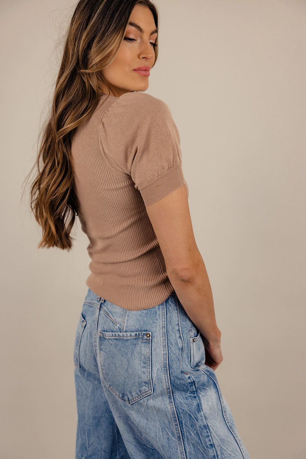 Maz Puff Sleeve Knit Top 3 Maz Puff Sleeve Knit Top