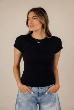 Allez Basic Ribbed Tee 18 Allez Basic Ribbed Tee -Arla Fashion 7W4A0905