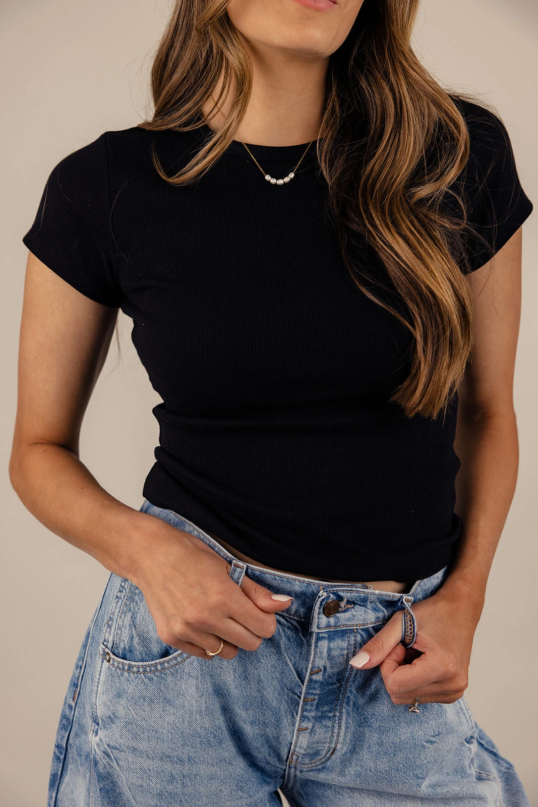 Allez Basic Ribbed Tee 3 Allez Basic Ribbed Tee - Image 2