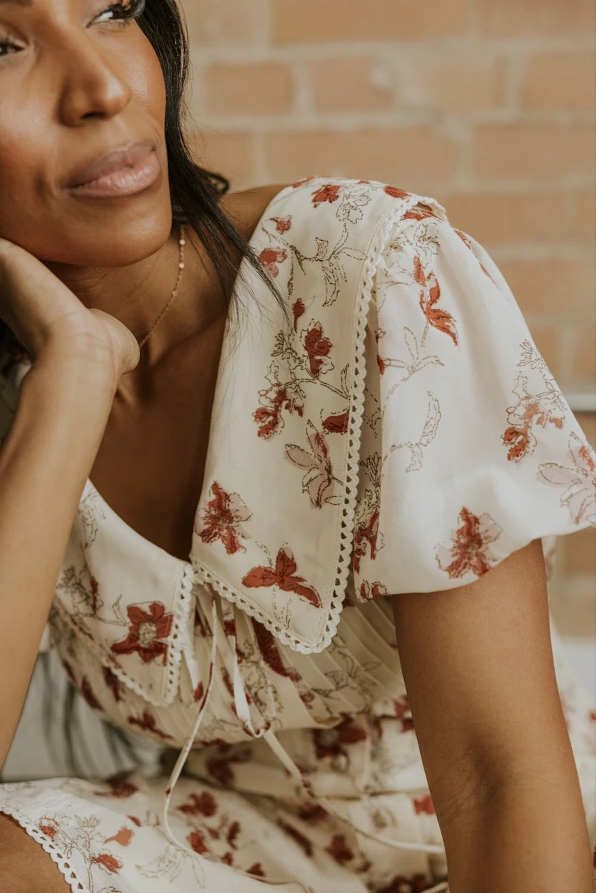 SALT Emmanuella Floral Collared Dress 4 SALT Emmanuella Floral Collared Dress - Image 2