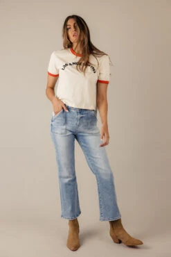 Cam High Rise Patch Pocket Pants -Arla Fashion 7W4A1031