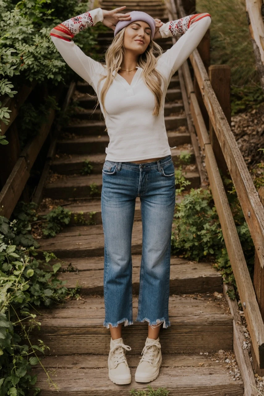 Free People Maggie Mid-Rise Straight Jeans 4 Free People Maggie Mid-Rise Straight Jeans - Image 2