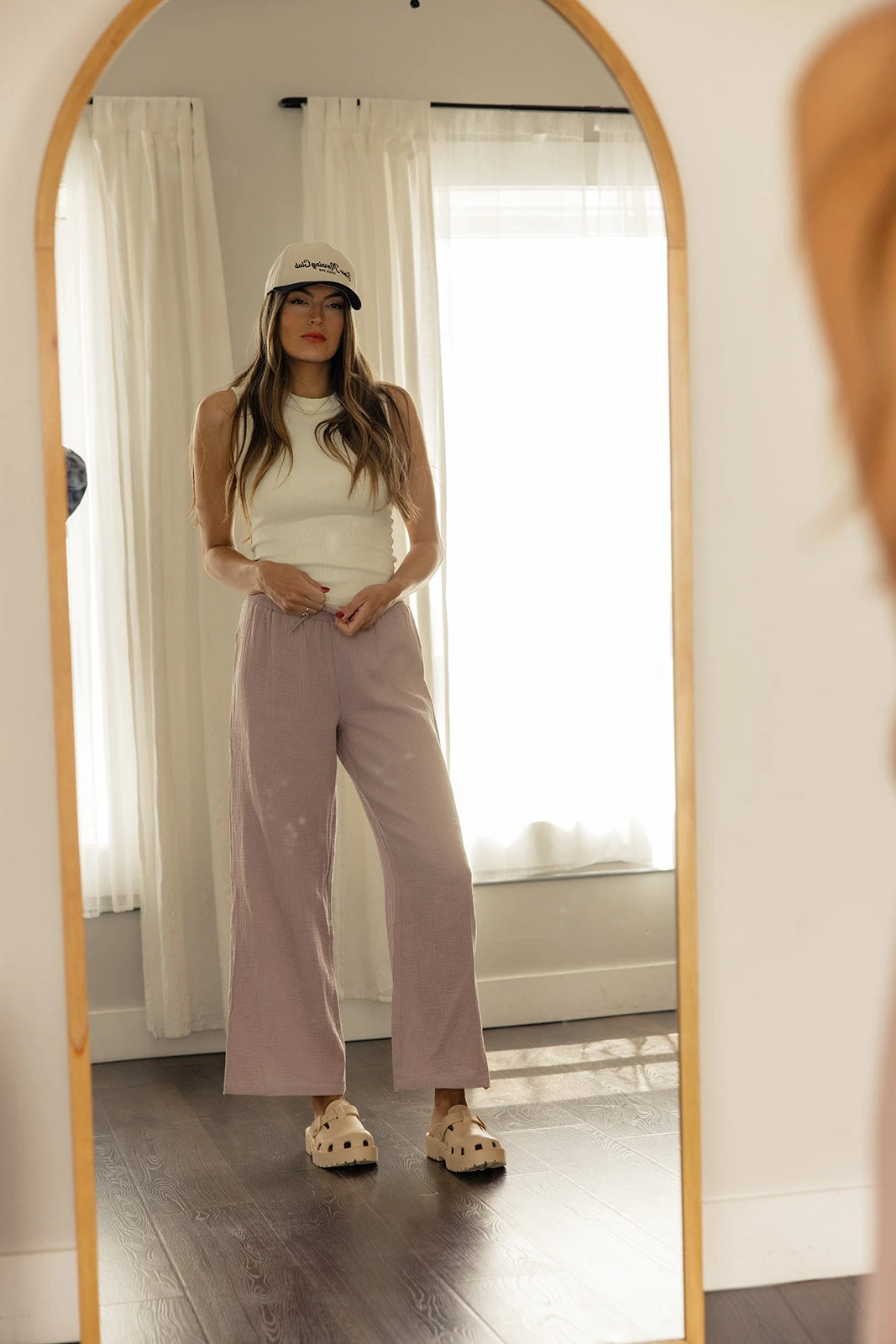 Michelle Low Rise Gauze Pants 5 Michelle Low Rise Gauze Pants - Image 3