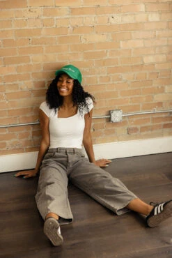 Be Cool My Hero Square Neck Top -Arla Fashion 7W4A1413