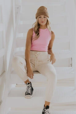 Willow Textured Cropped Tank -Arla Fashion 7W4A1420 9bd737fe 4b83 4139 98f3 dd6e53d76d90