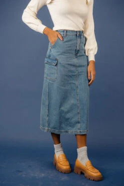 The Mirabel Denim Skirt