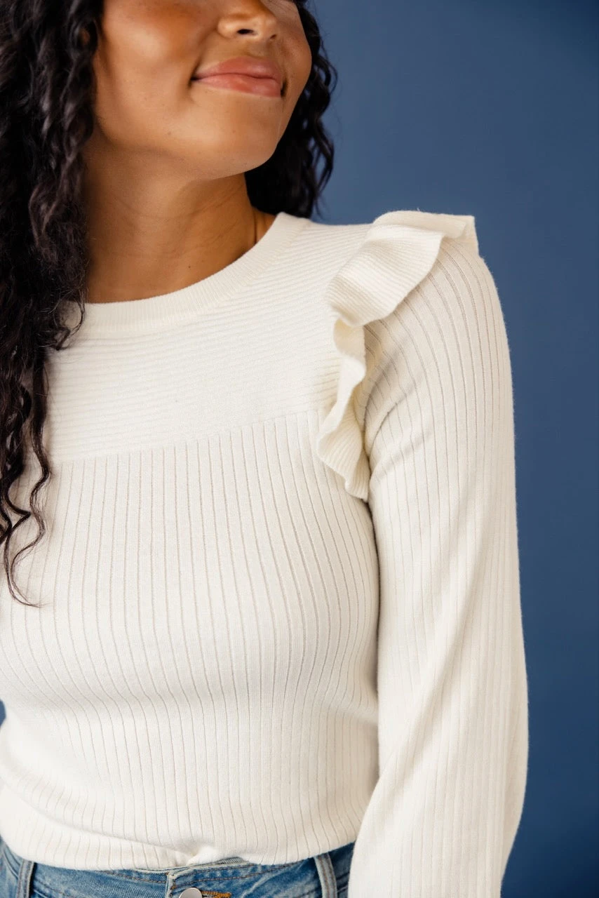 Meant To Be Ruffle Sweater 15 Meant To Be Ruffle Sweater - Image 13