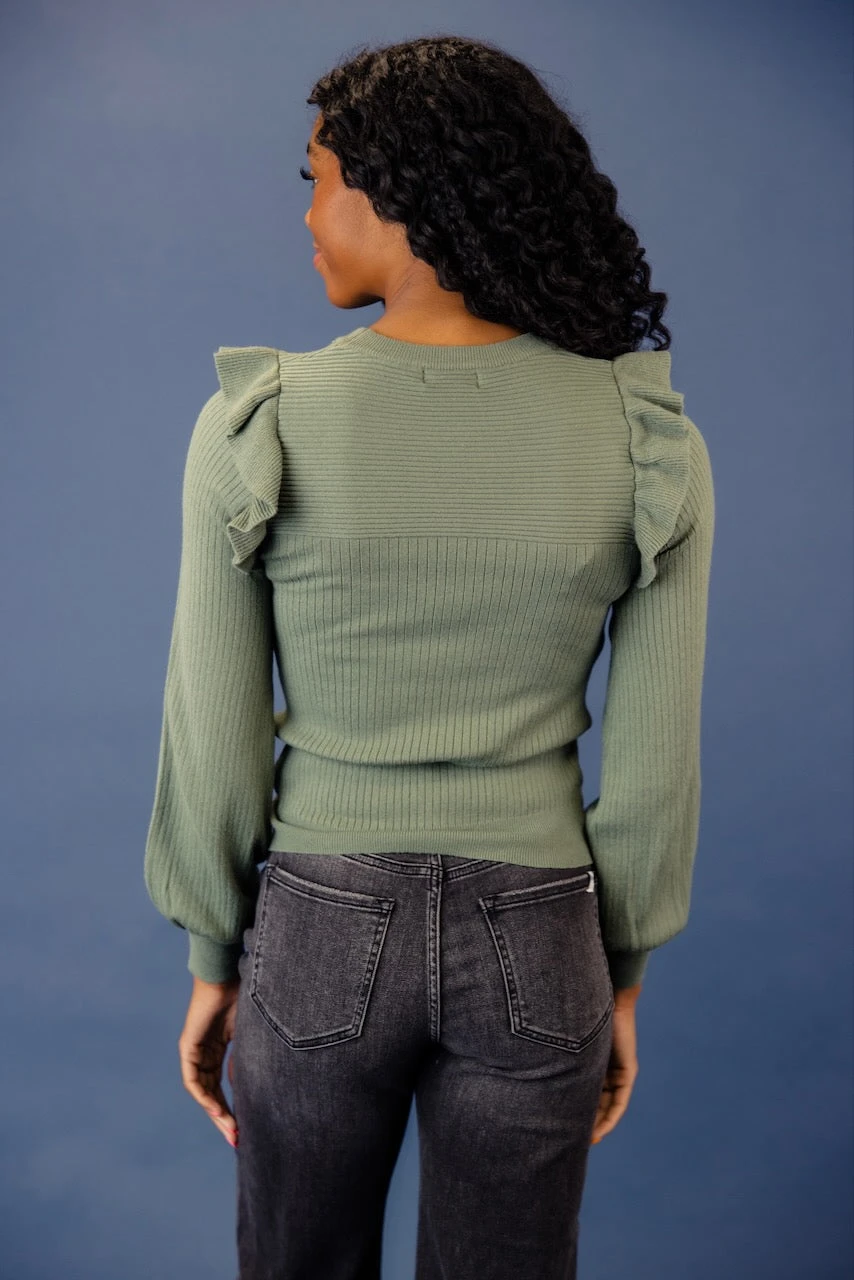 Meant To Be Ruffle Sweater 12 Meant To Be Ruffle Sweater - Image 10