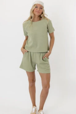 The Peggy Ribbed Shorts -Arla Fashion 7W4A2408