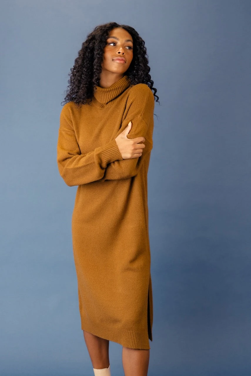 Just A Girl Turtleneck Sweater Dress 4 Just A Girl Turtleneck Sweater Dress - Image 2