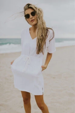 Solaris Tie Waist Swim Cover -Arla Fashion 7W4A2823