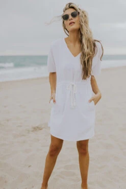 Solaris Tie Waist Swim Cover -Arla Fashion 7W4A2825