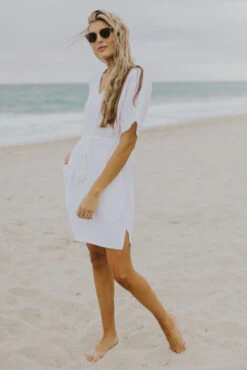 Solaris Tie Waist Swim Cover -Arla Fashion 7W4A2834