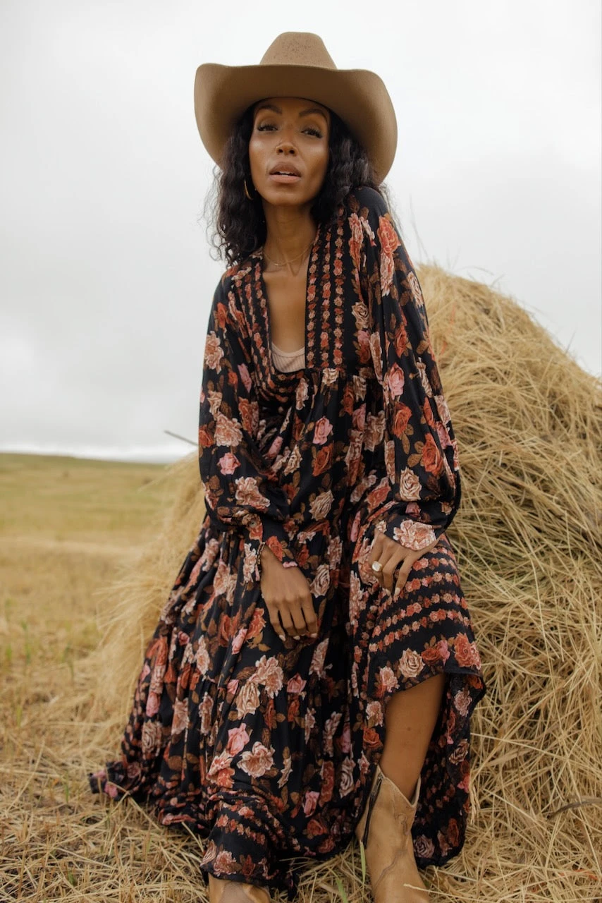 Free People Rows Of Roses Maxi 9 Free People Rows Of Roses Maxi - Image 7