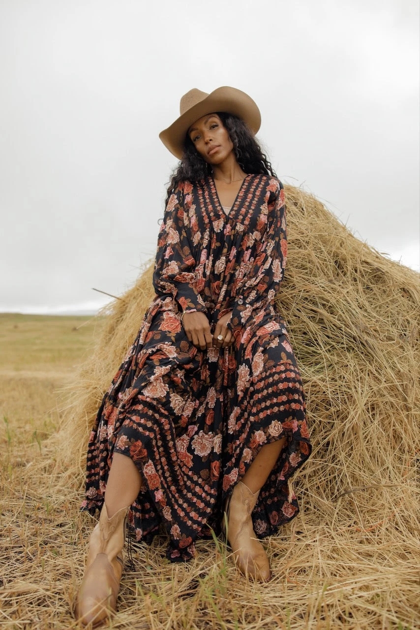 Free People Rows Of Roses Maxi 11 Free People Rows Of Roses Maxi - Image 9