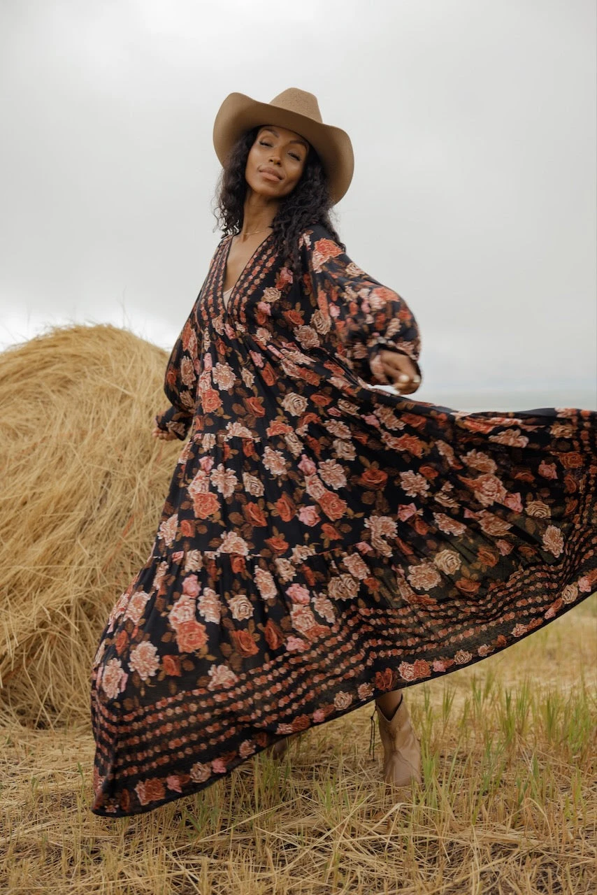Free People Rows Of Roses Maxi 4 Free People Rows Of Roses Maxi - Image 2