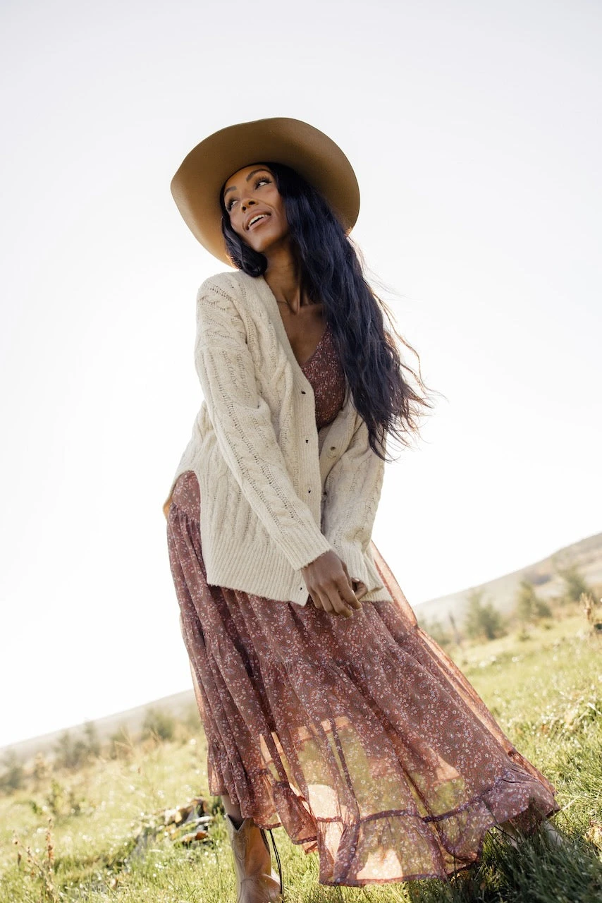 The Abbey Tiered Midi Dress 9 The Abbey Tiered Midi Dress - Image 7