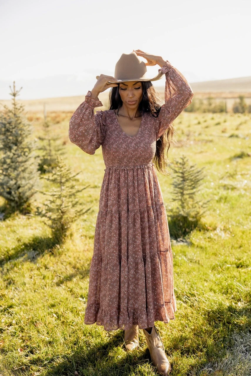 The Abbey Tiered Midi Dress 5 The Abbey Tiered Midi Dress - Image 3