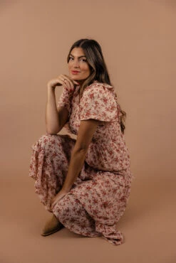 Celeste Ruffle Maxi -Arla Fashion 7W4A3814 760ab561 8f0f 46d9 96be 9c7de3702d94