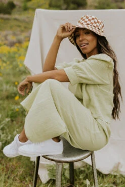 SALT Nadaline Textured Linen Set -Arla Fashion 7W4A4011 1