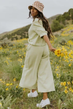 SALT Nadaline Textured Linen Set -Arla Fashion 7W4A4074