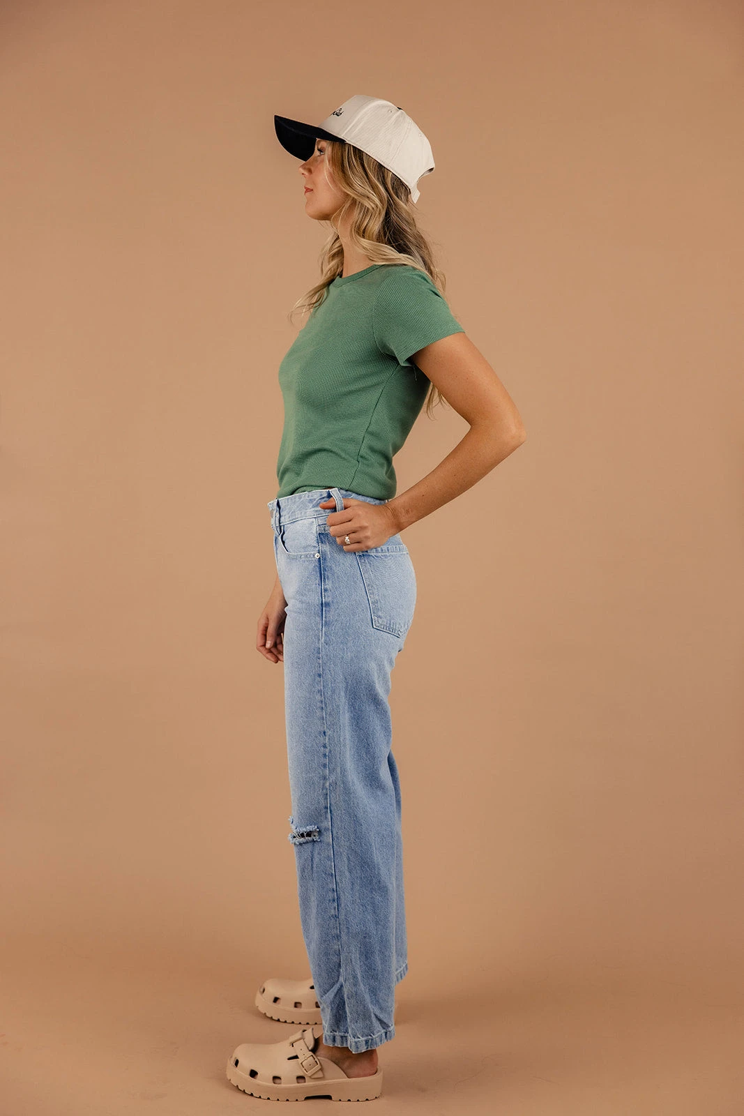 Ash Waffle Knit Tee 8 Ash Waffle Knit Tee - Image 6