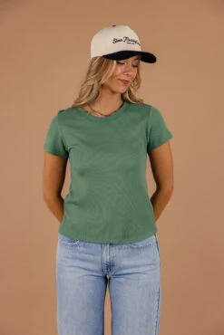 Ash Waffle Knit Tee 11 Ash Waffle Knit Tee -Arla Fashion 7W4A4168 websize