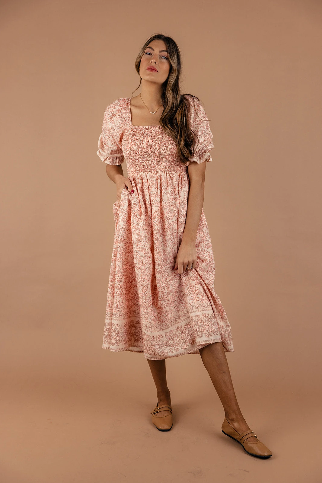 Arla Smocked Midi 5 Arla Smocked Midi - Image 3