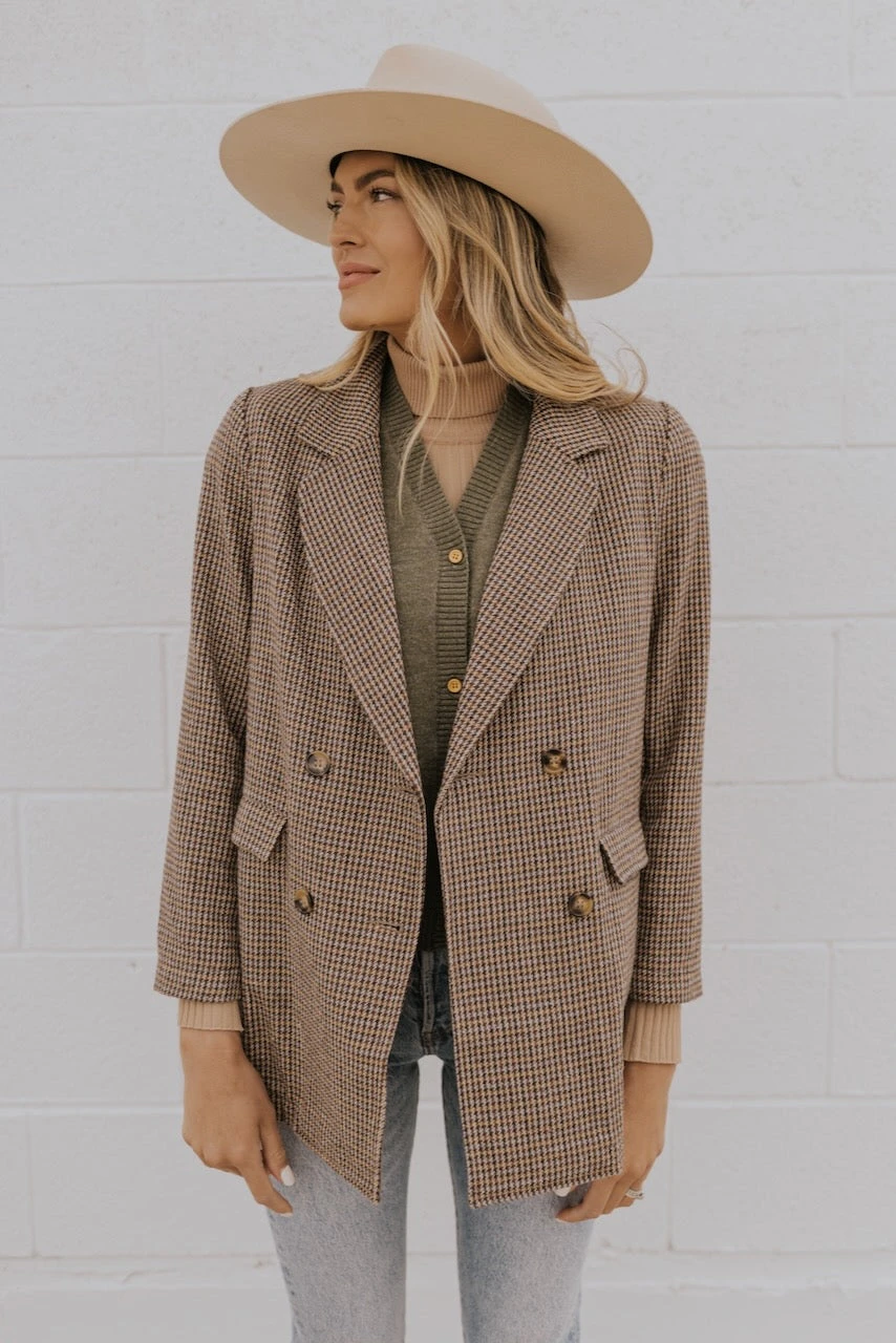 Cherish You Houndstooth Blazer 4 Cherish You Houndstooth Blazer - Image 2