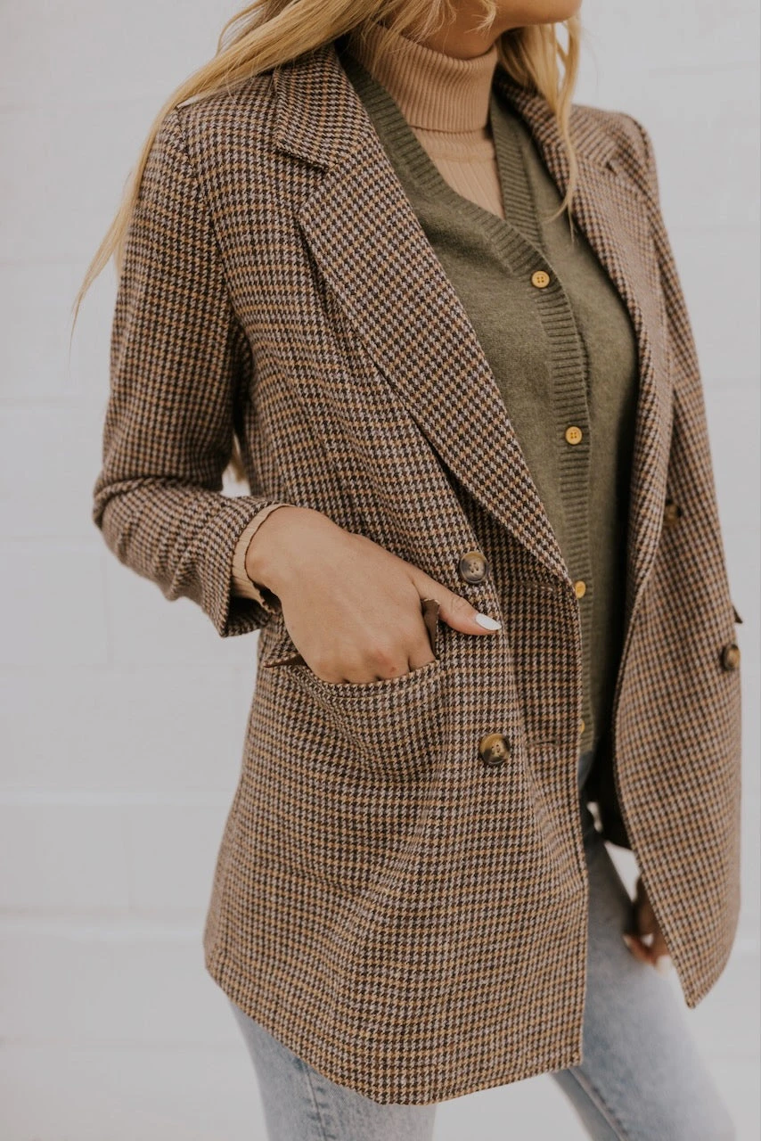 Cherish You Houndstooth Blazer 7 Cherish You Houndstooth Blazer - Image 5