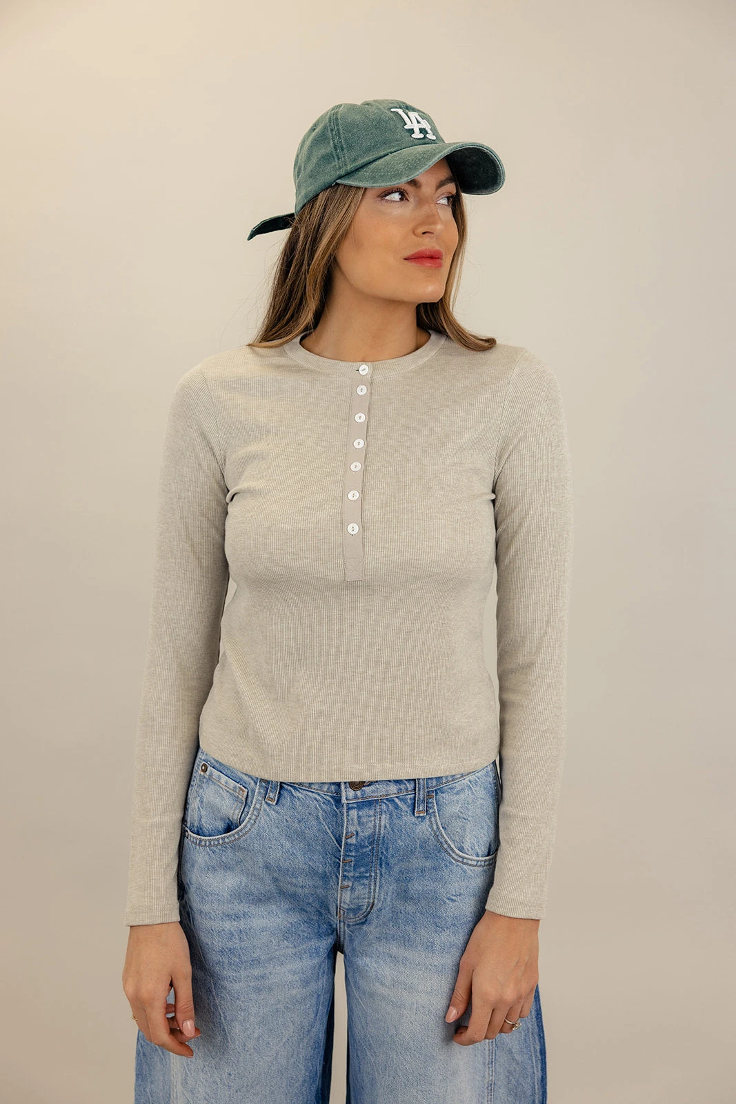 The Marjorie Long Sleeve Button Top 5 The Marjorie Long Sleeve Button Top - Image 4