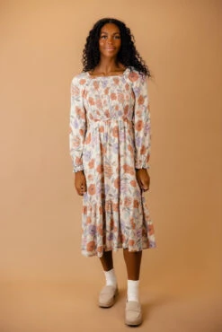 Helplessly Hoping Smocked Tiered Midi -Arla Fashion 7W4A5035 cd950089 c7ff 44e9 8451 f4e7f51df17b