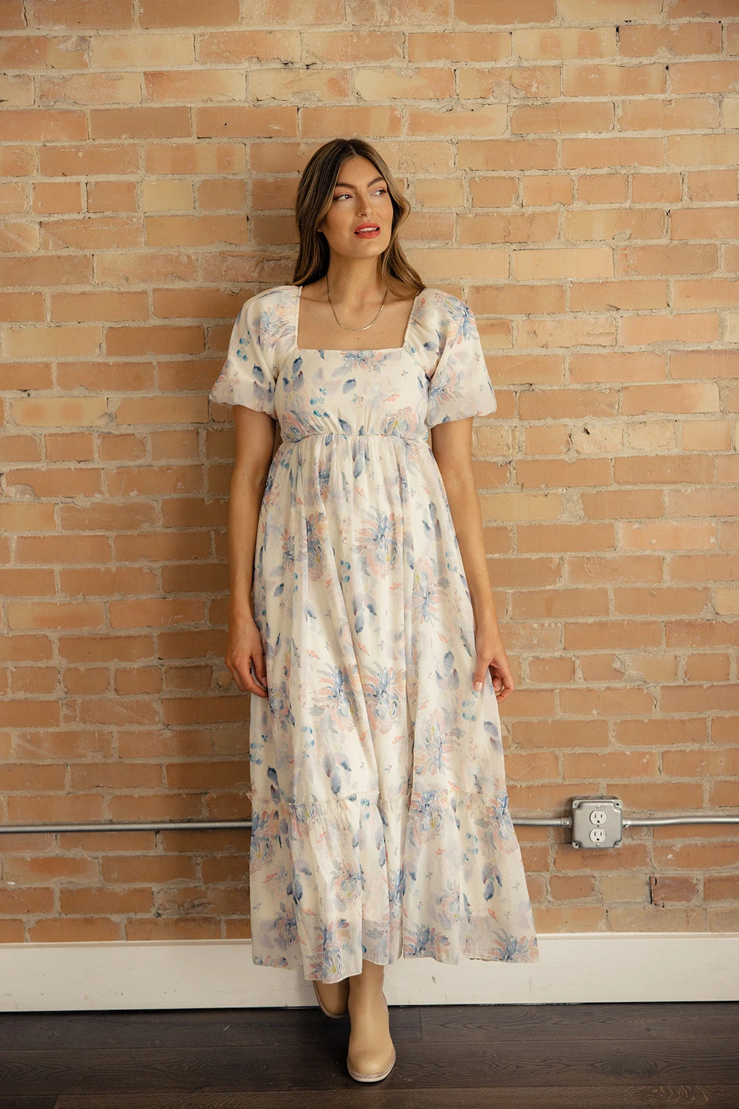 Meg Square Neck Floral Maxi 5 Meg Square Neck Floral Maxi - Image 3